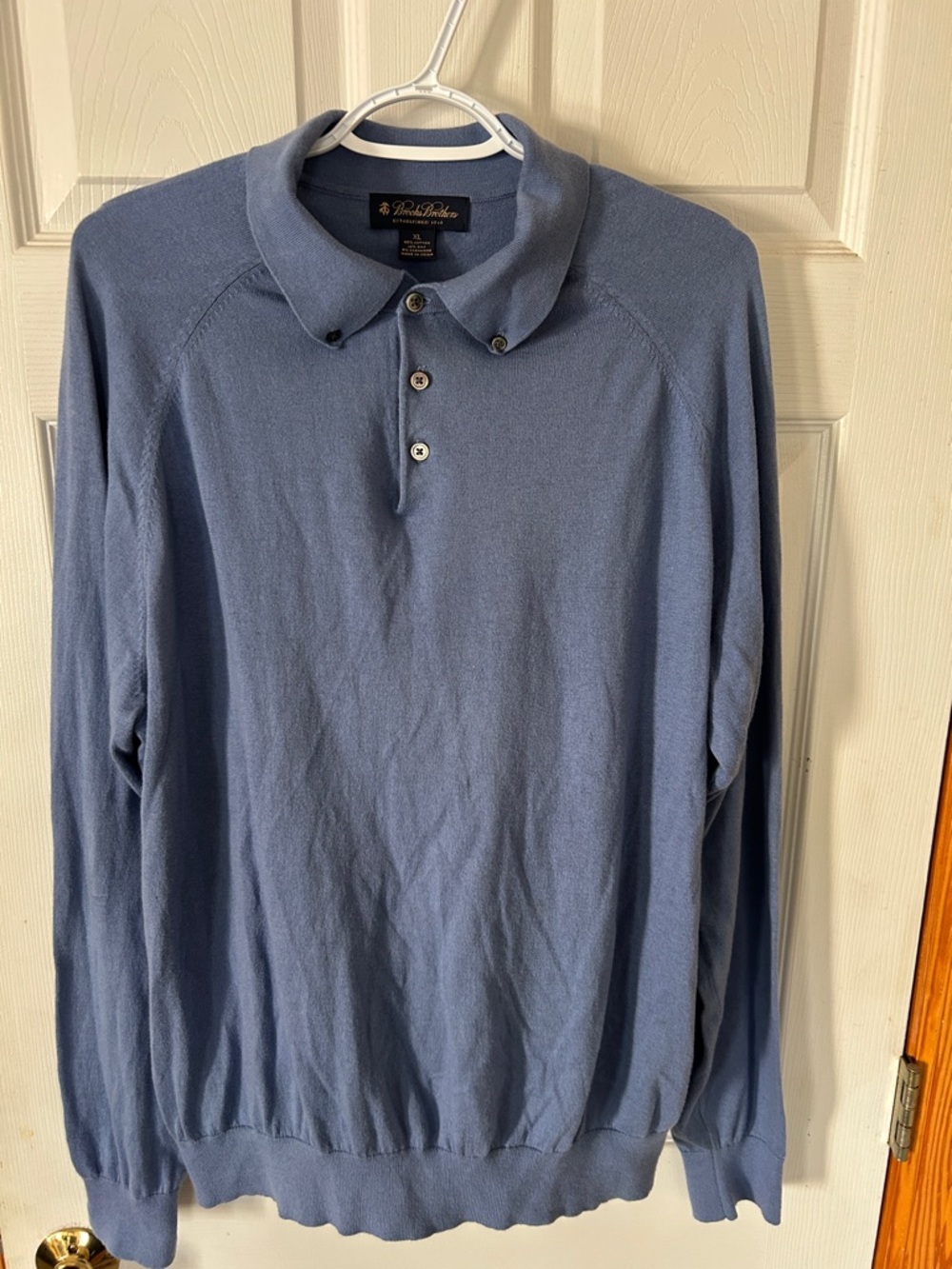 Brooks Brothers lightweight polo style sweater size extra large XL